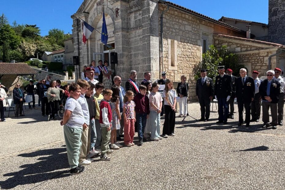 Commémoration du 8 juin à Voeuil et Giget