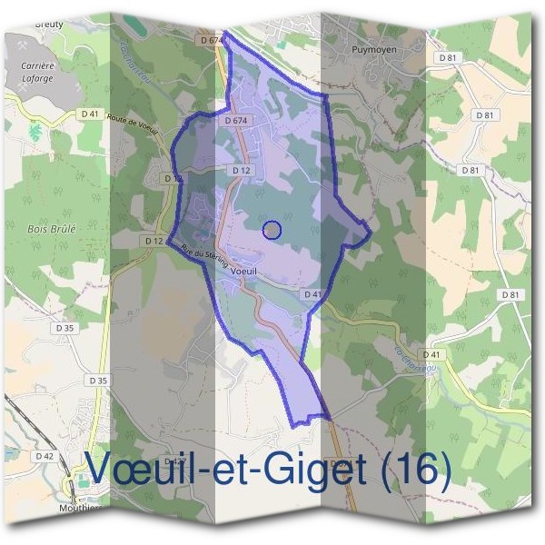 carte du PLU