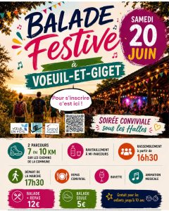 balade festive à Voeuil et Giget