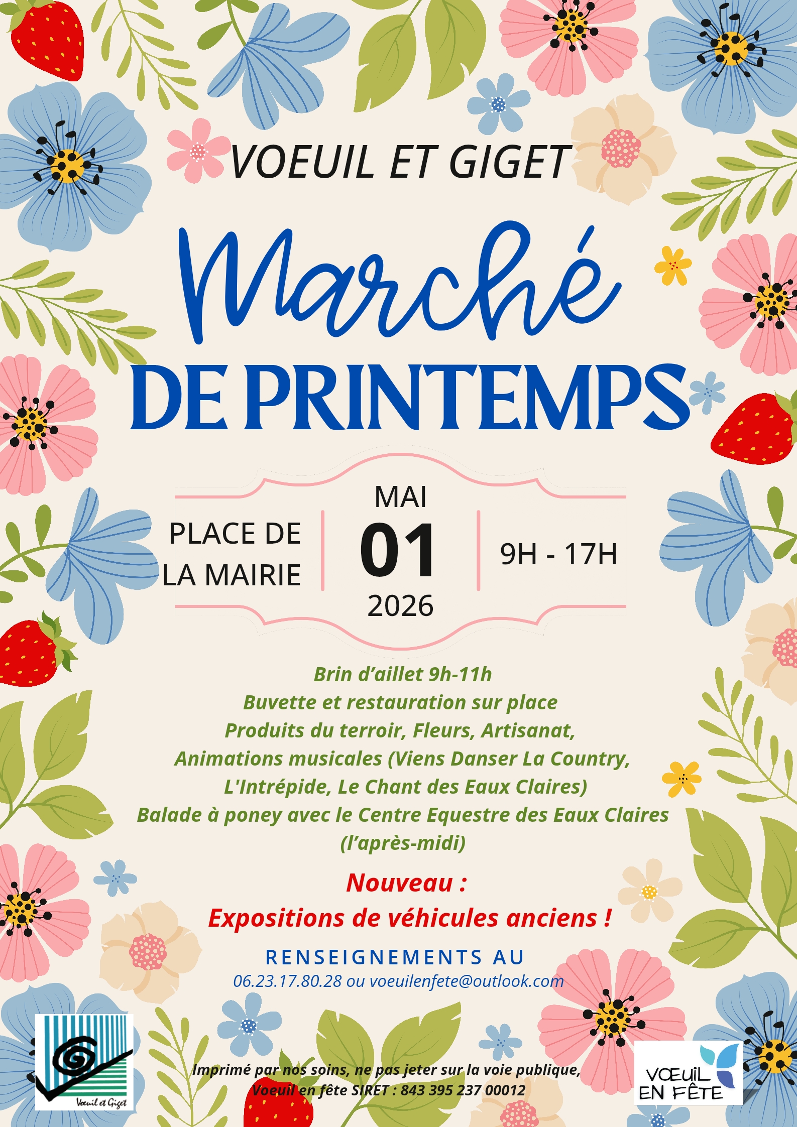 voeuil en fete marché du printemps