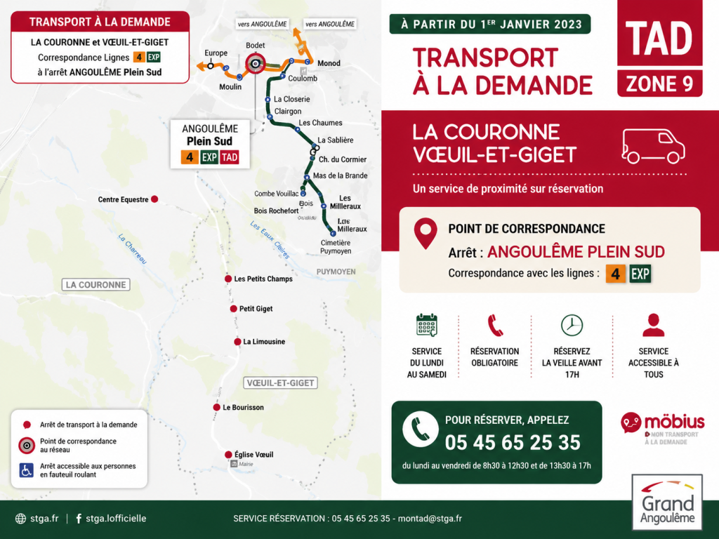transport à la demande mobius