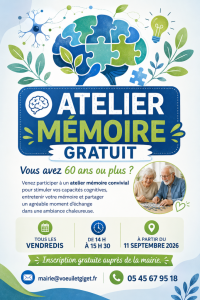 atelier mémoire à Voeuil et giget