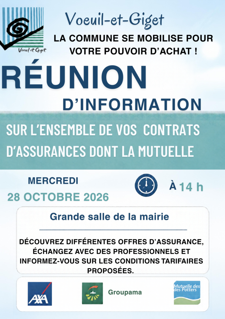 Reunion d'information à Voeuil et Giget